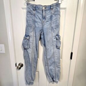 Aeropostle Women's Baggy Cargo Utility Jogger Size XS